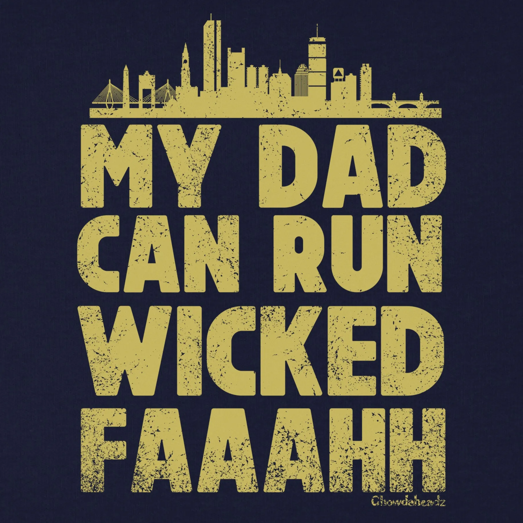 My Dad Can Run Wicked Faaaah Youth T-Shirt