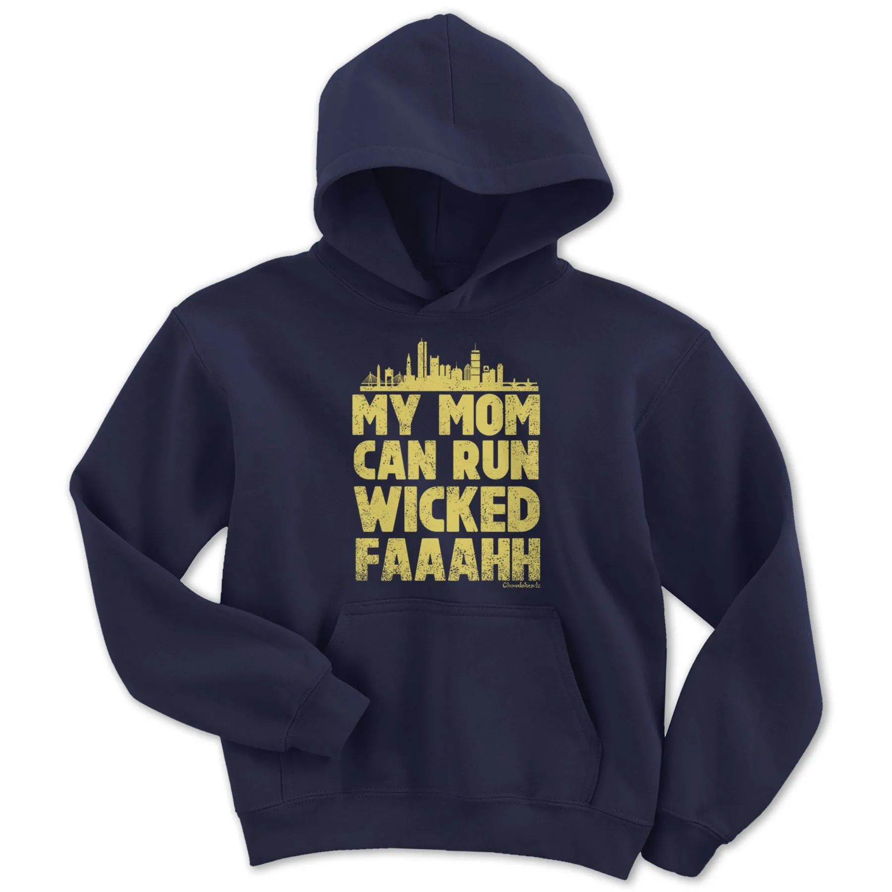 My Mom Can Run Wicked Faaaah Youth Hoodie