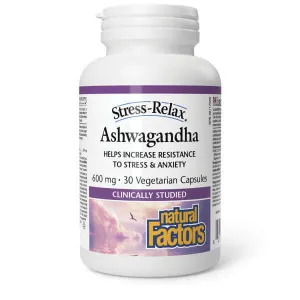 Natural Factors Ashwagandha 30 Veg Capsules