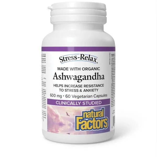 Natural Factors Ashwagandha 60 Veg Capsules