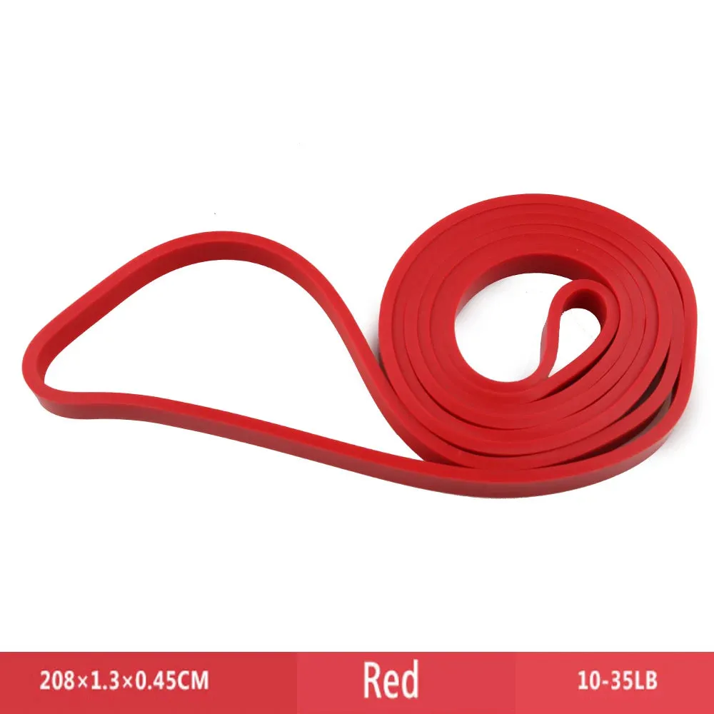 Natural Rubber Resistance Bands - 41" (208cm) for Fitness