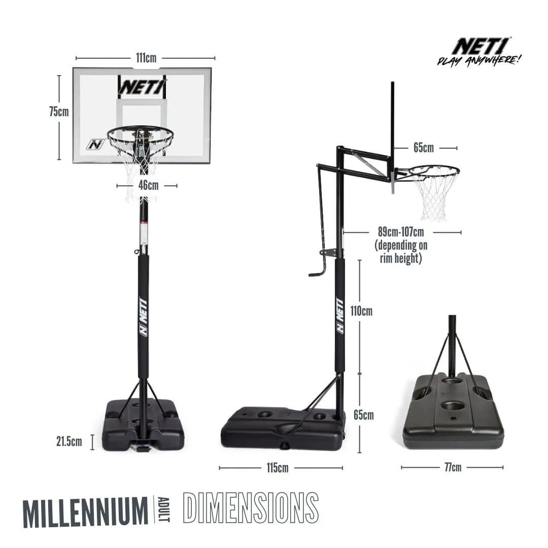 NET1 Millennium Basketball Hoop