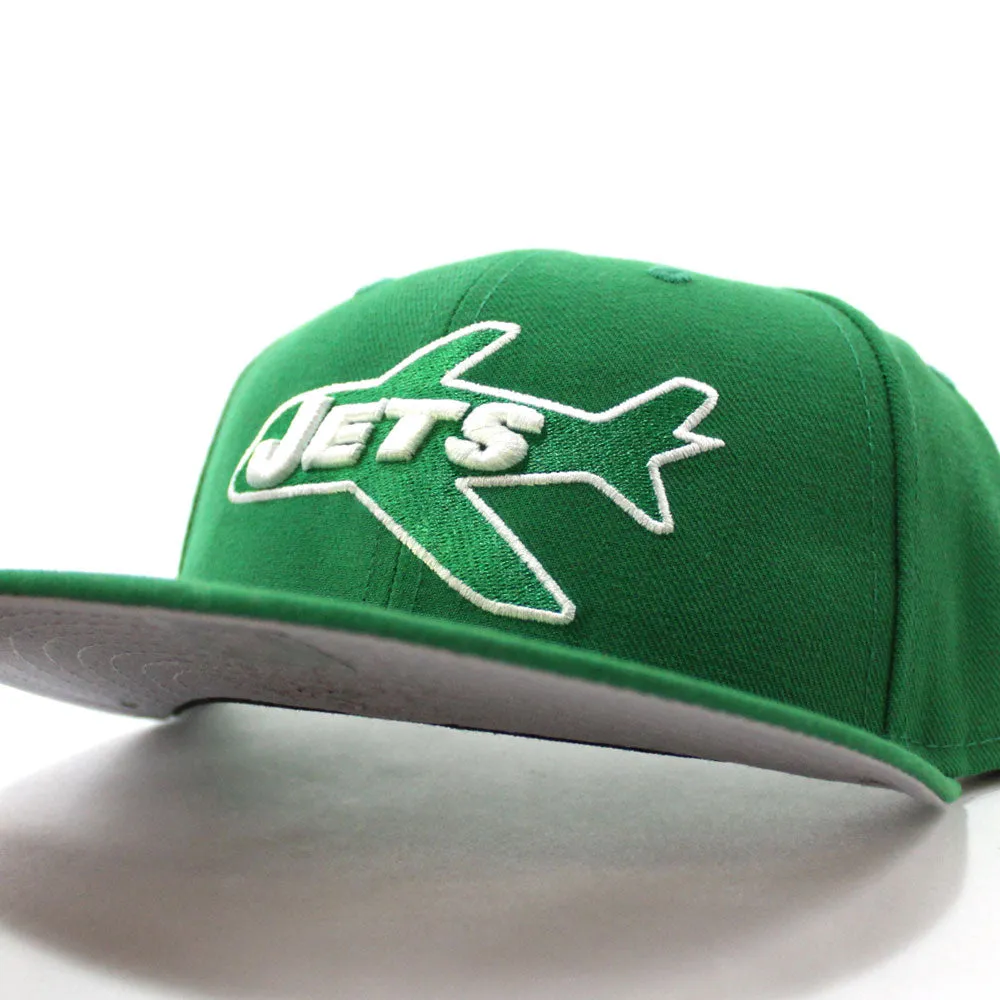 New York Jets 1960 Established New Era 59Fifty LOW Profile Fitted Hat (Green Gray Under Brim)