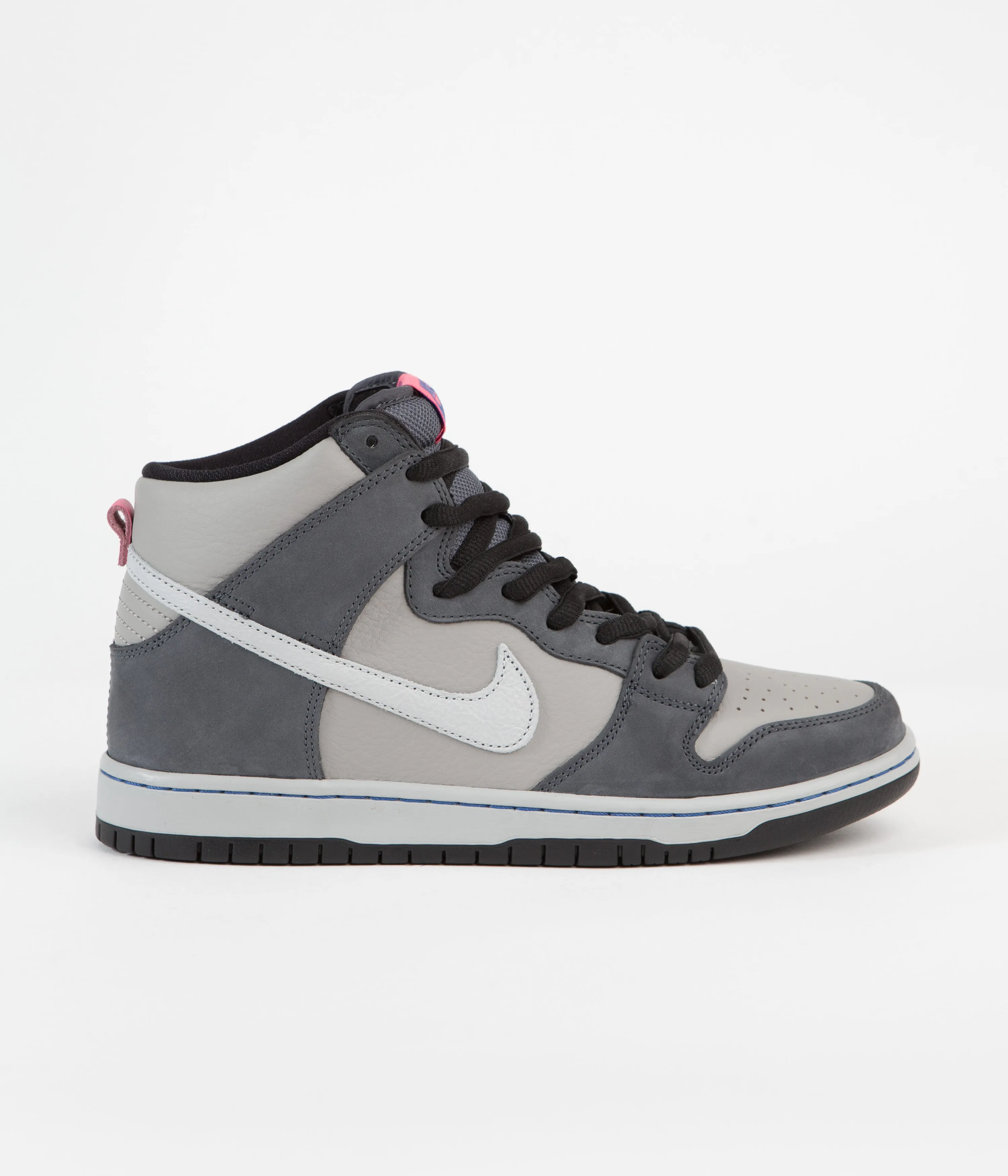 Nike SB Dunk High Pro 'ACG Superdome' Shoes - Flint Grey / Grey Fog - Medium Grey - Flamingo