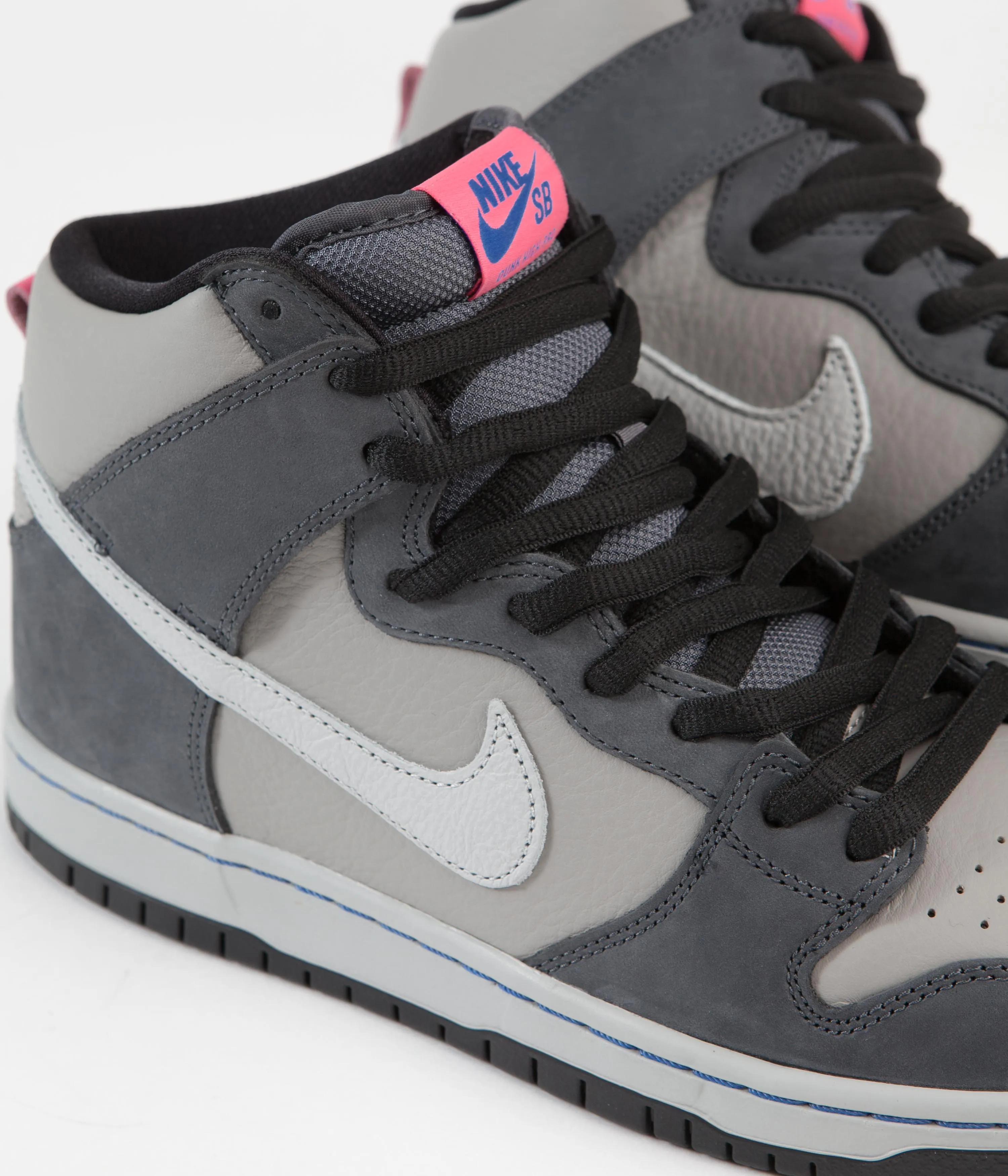 Nike SB Dunk High Pro 'ACG Superdome' Shoes - Flint Grey / Grey Fog - Medium Grey - Flamingo