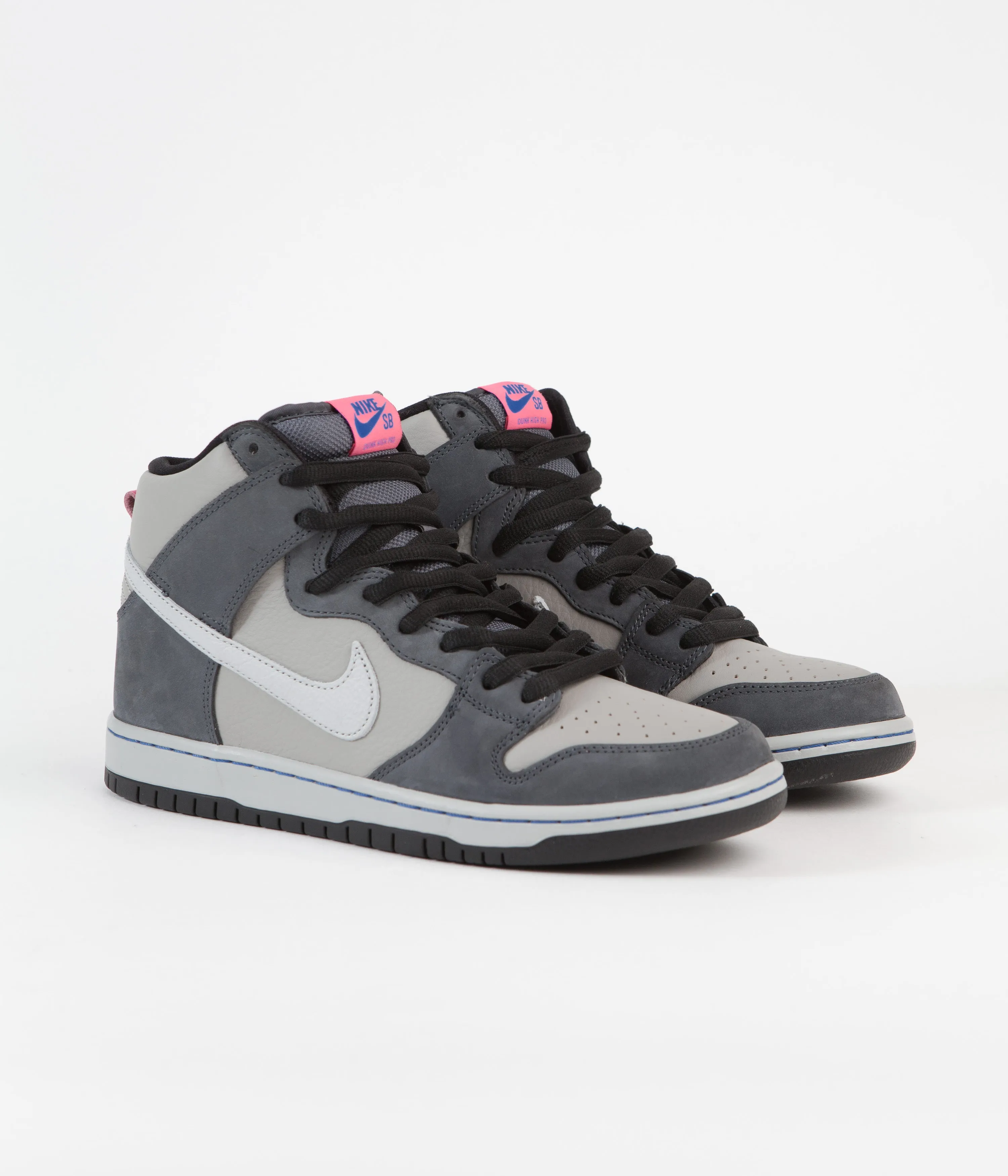 Nike SB Dunk High Pro 'ACG Superdome' Shoes - Flint Grey / Grey Fog - Medium Grey - Flamingo