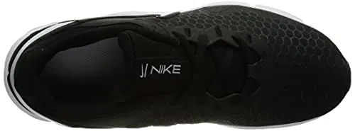 Nike Women's W Legend Essential 2 Black/White-Pure Platinum Running Shoe-4 Kids UK (CQ9545-001)