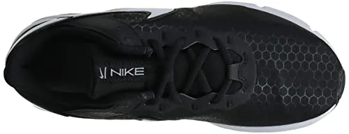 Nike Women's W Legend Essential 2 Black/White-Pure Platinum Running Shoe-4 Kids UK (CQ9545-001)