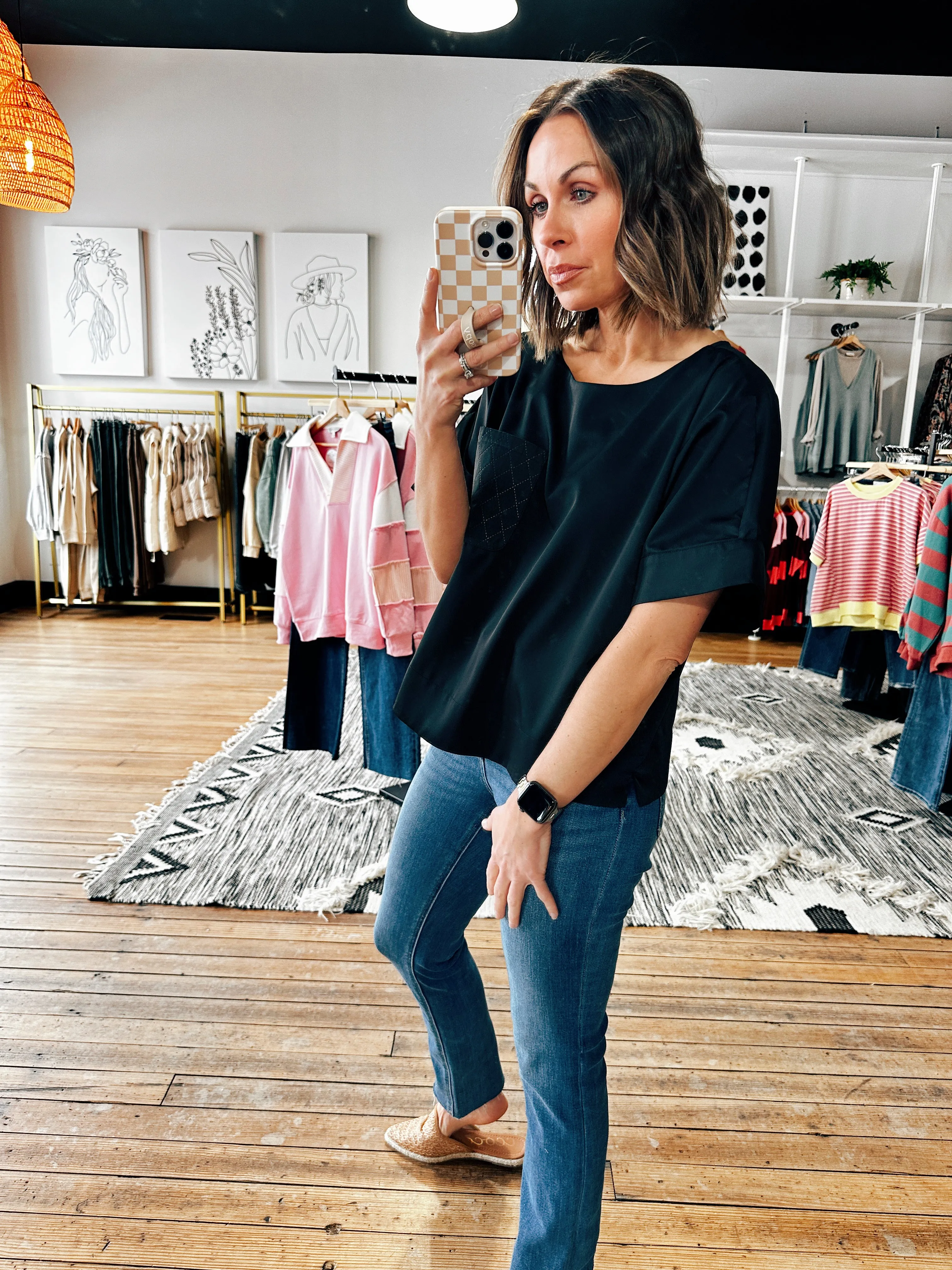 Noemie Black Top
