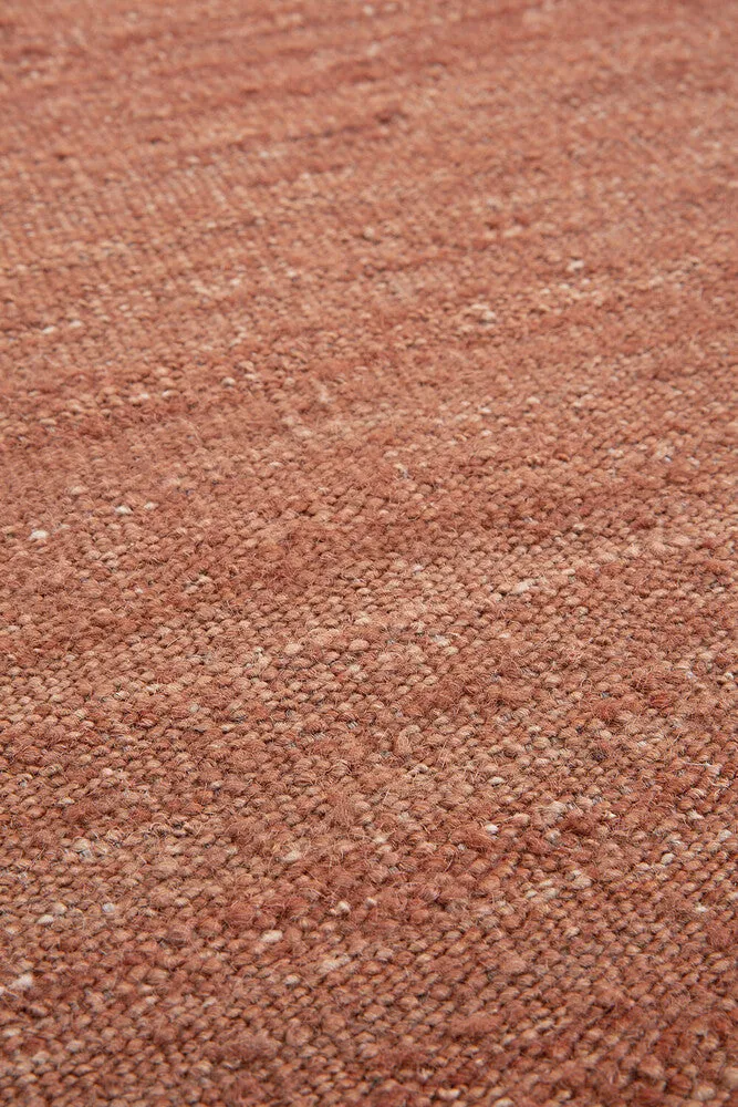 nomad kilim terracotta rug