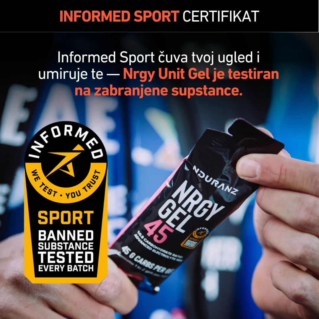 Nrgy Gel 45 (bočica za višekratno punjenje)   Flask za gel GRATIS