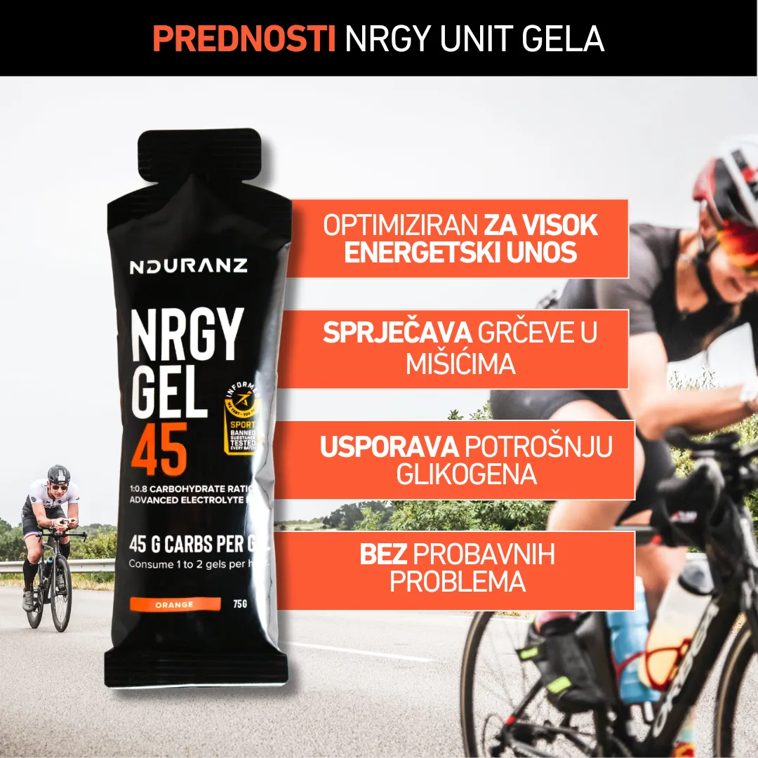 Nrgy Gel 45 (bočica za višekratno punjenje)   Flask za gel GRATIS