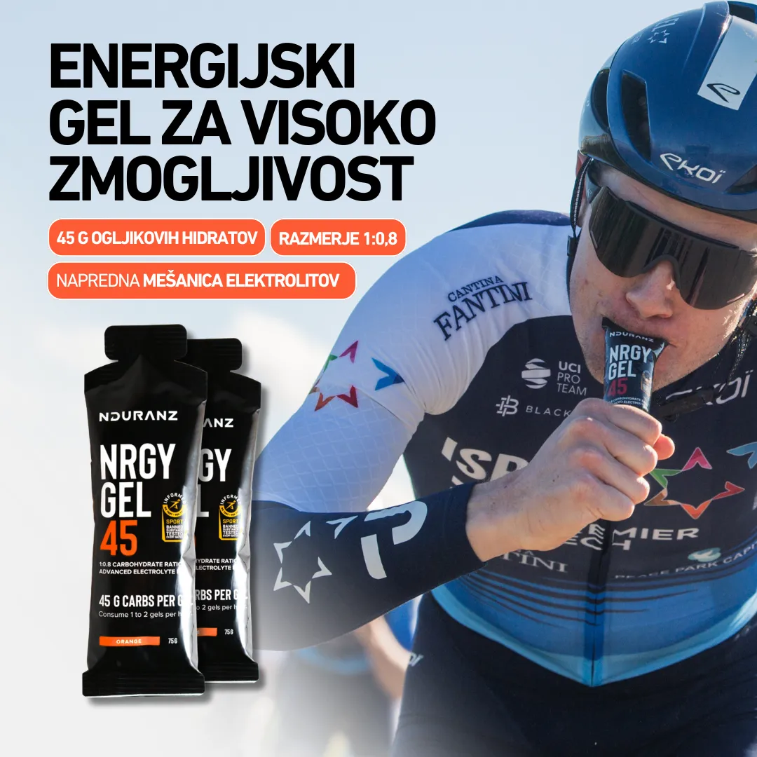 Nrgy Gel 45 (plastenka za večkratno polnjenje)   GRATIS Flaška za gel