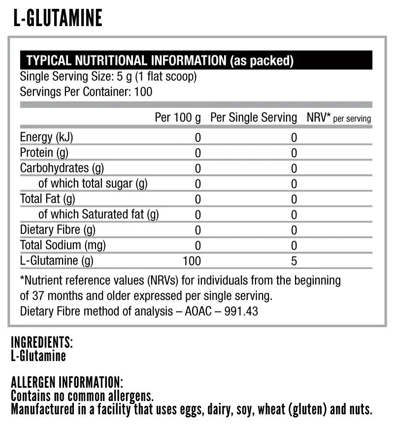 Nutritech L-Glutamine