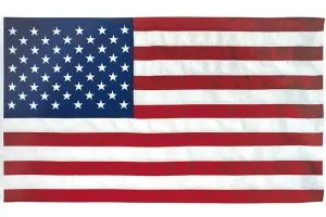 Nylon Outdoor USA Flag 3'x5' with Pole Hem
