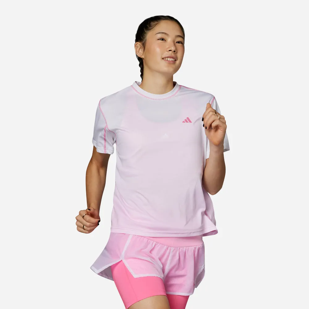 Áo Thun Nữ Adidas Tokyo Running - Hồng