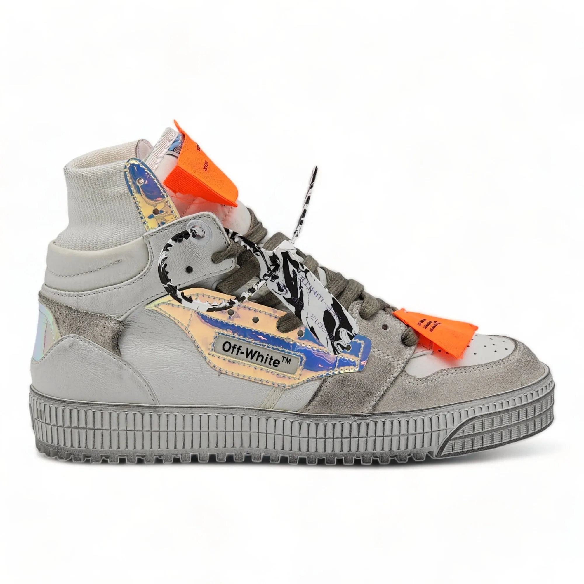 Off-White 3.0 Court Hi Top Sneakers 'Iridescent'
