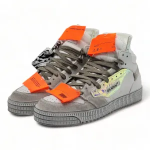 Off-White 3.0 Court Hi Top Sneakers 'Iridescent'