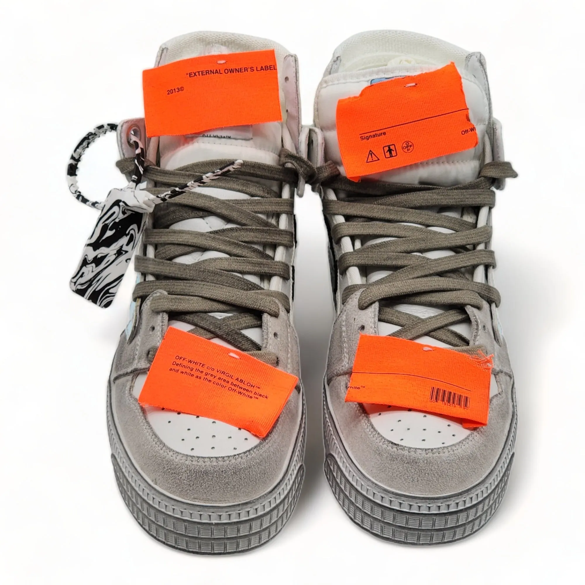 Off-White 3.0 Court Hi Top Sneakers 'Iridescent'
