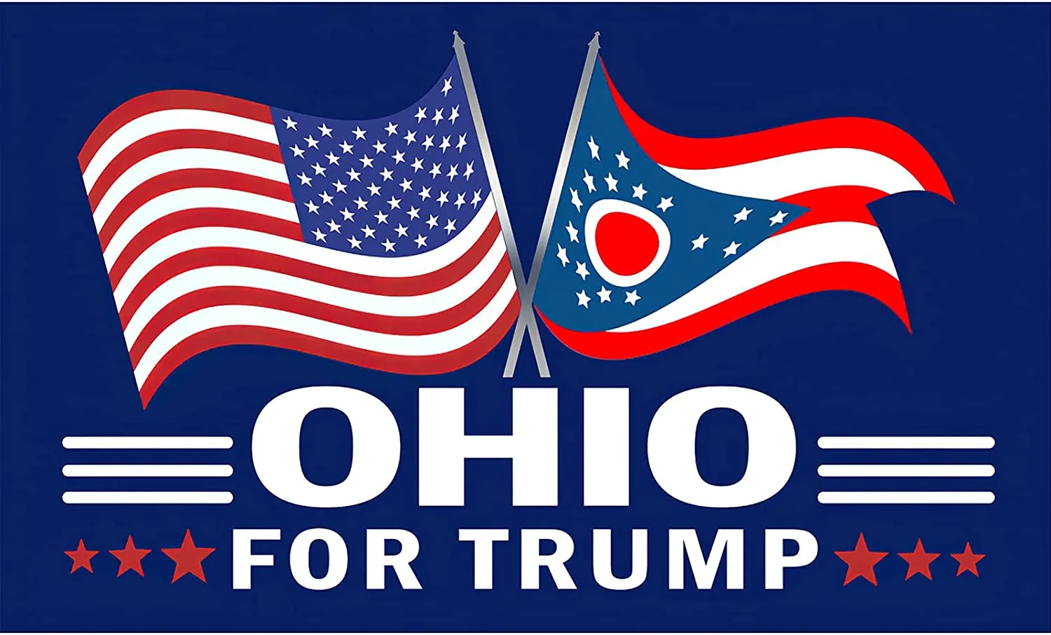 Ohio for Trump Flag