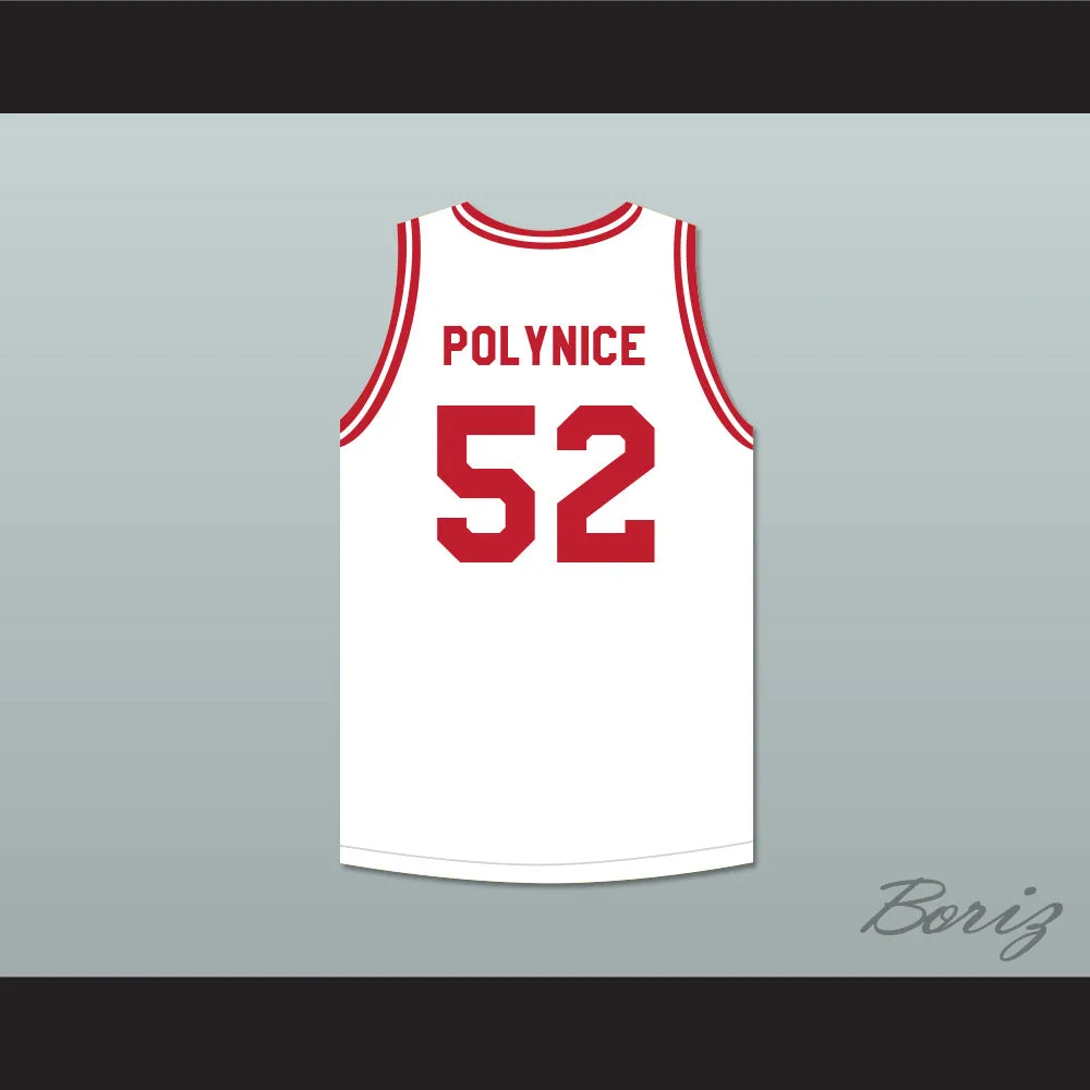 Olden Polynice 52 Push Excel Pro Basketball Classic White Basketball Jersey 1988 Charity Event