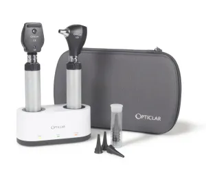 Opticlar - Standard Diagnostic Set - ADAPT Lithium, Desk Rechargeable, 2 Handles