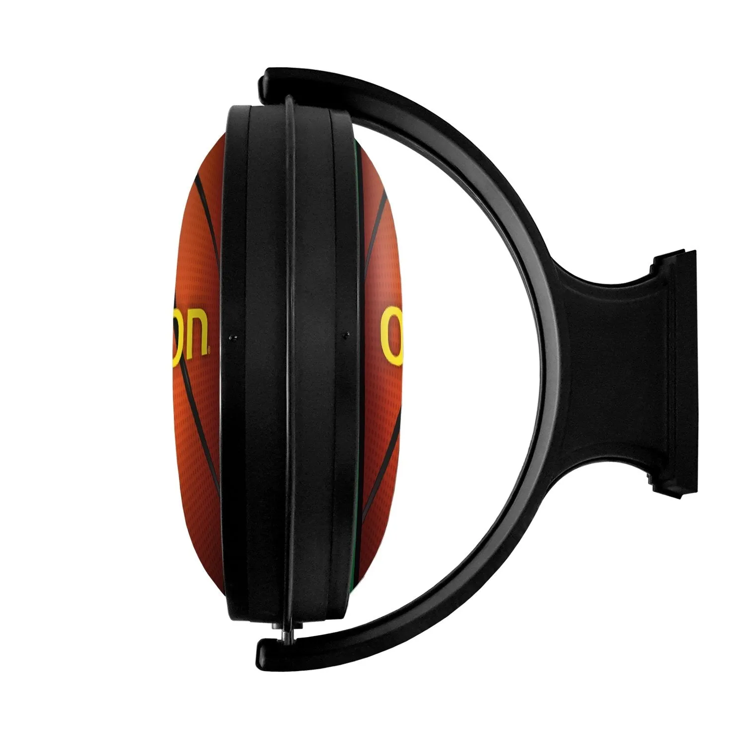 Oregon Ducks: Basketball - Original Round Rotating Lighted Wall Sign
