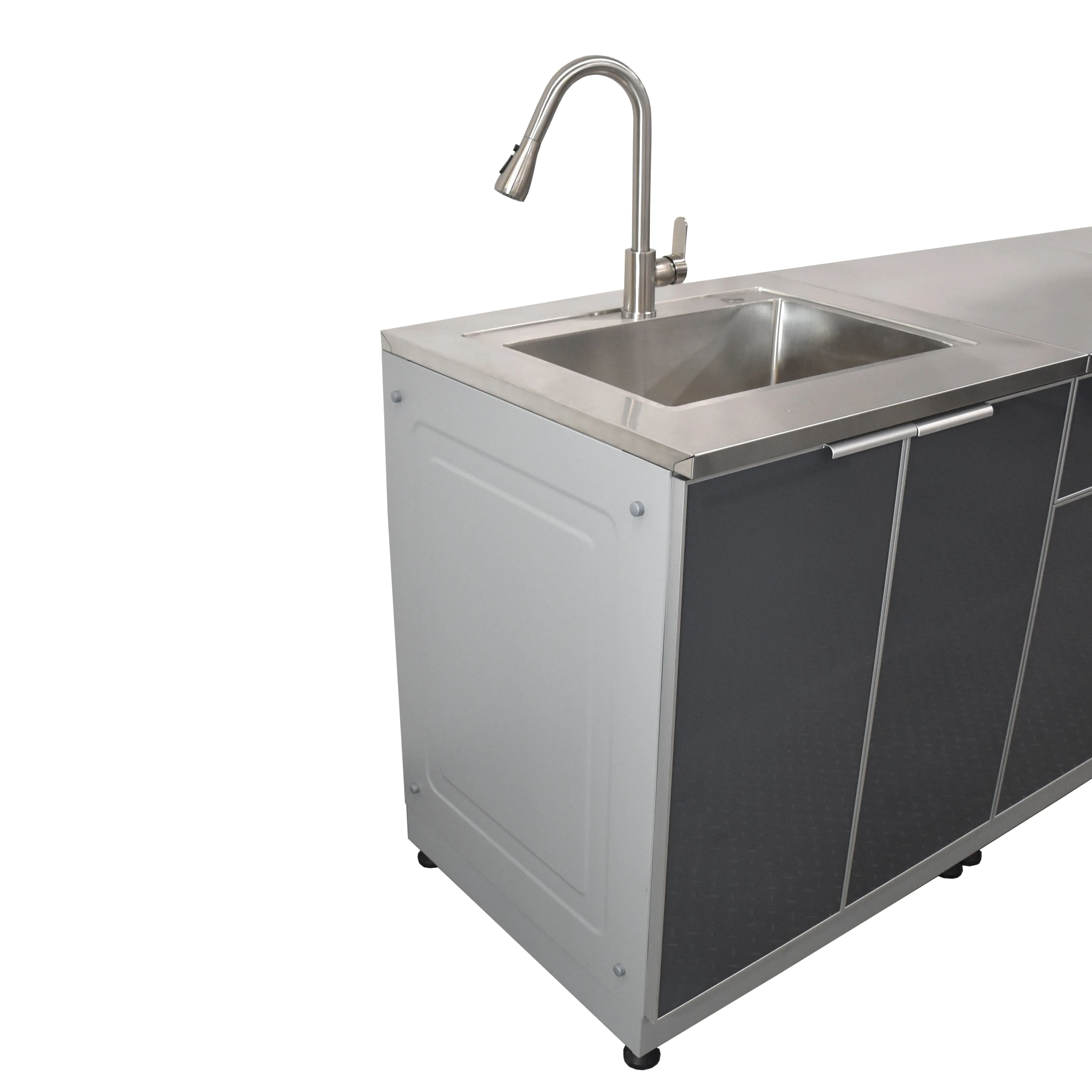 Outdoor Kitchen Cabinet Decorative Side Panel