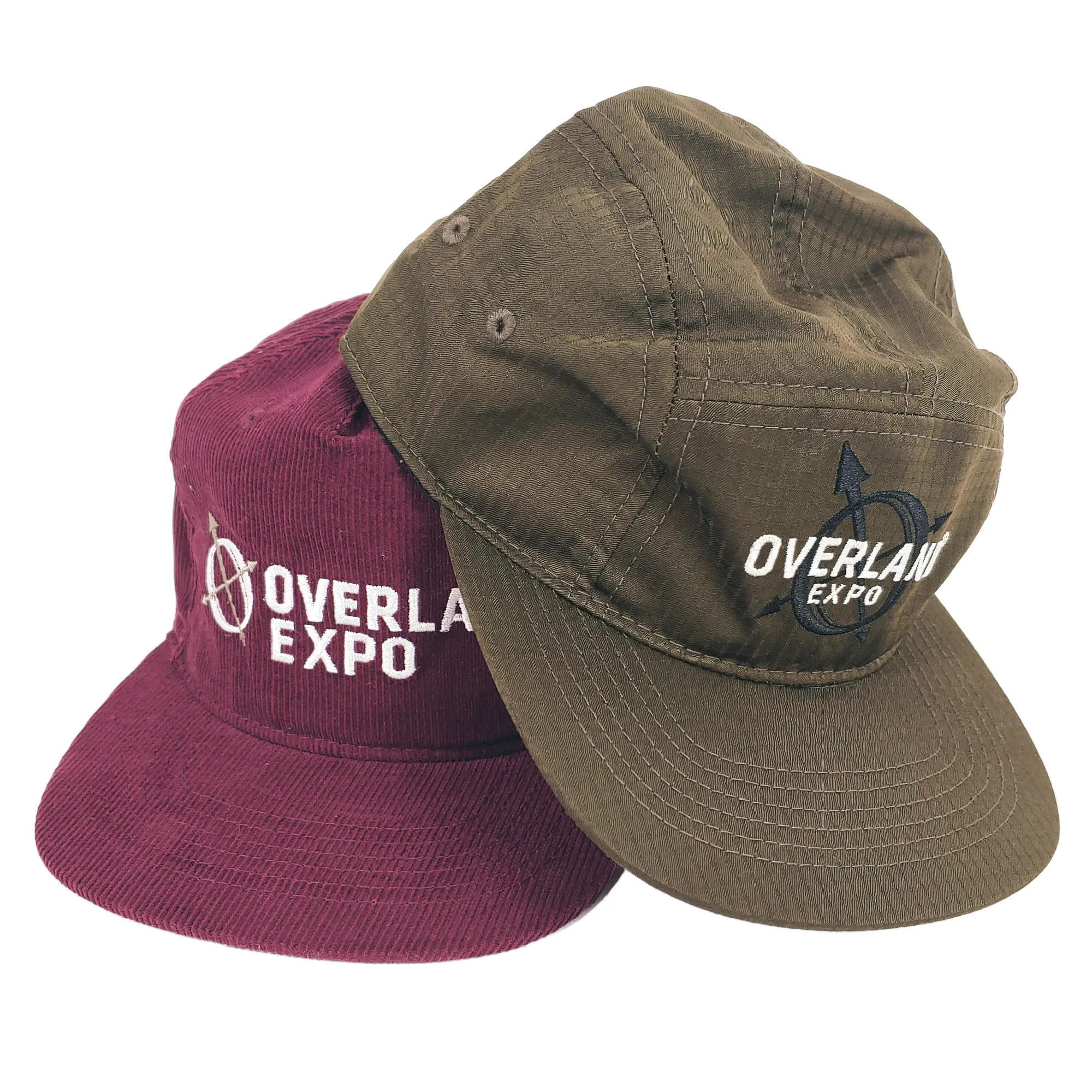 Overland Expo - Green Embroidered RipStop - Flat Billed - Hat