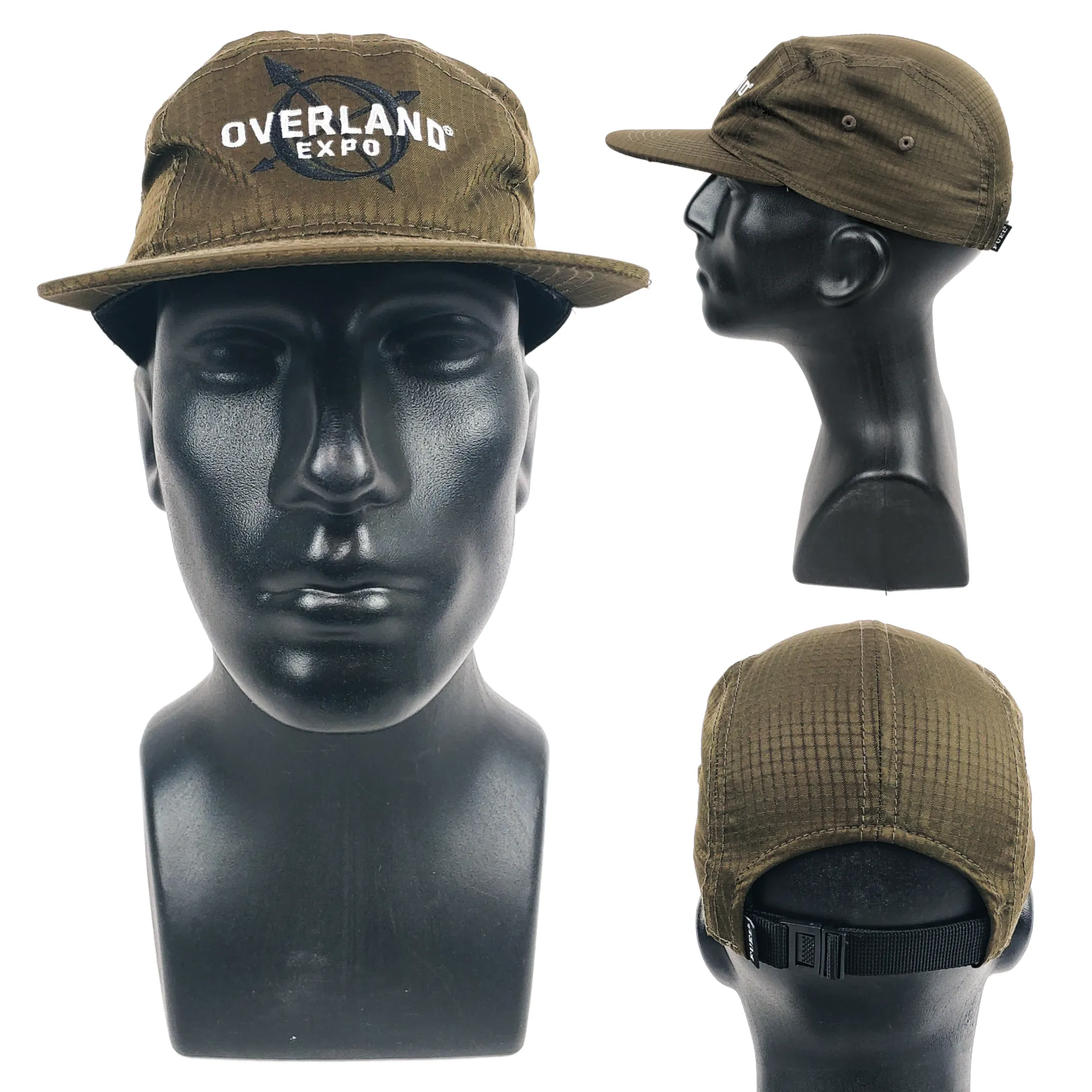 Overland Expo - Green Embroidered RipStop - Flat Billed - Hat
