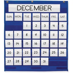 Pacon Monthly Calendar Pocket Chart