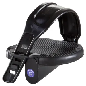 Pair of Standard Exercise Bike Pedals - Black