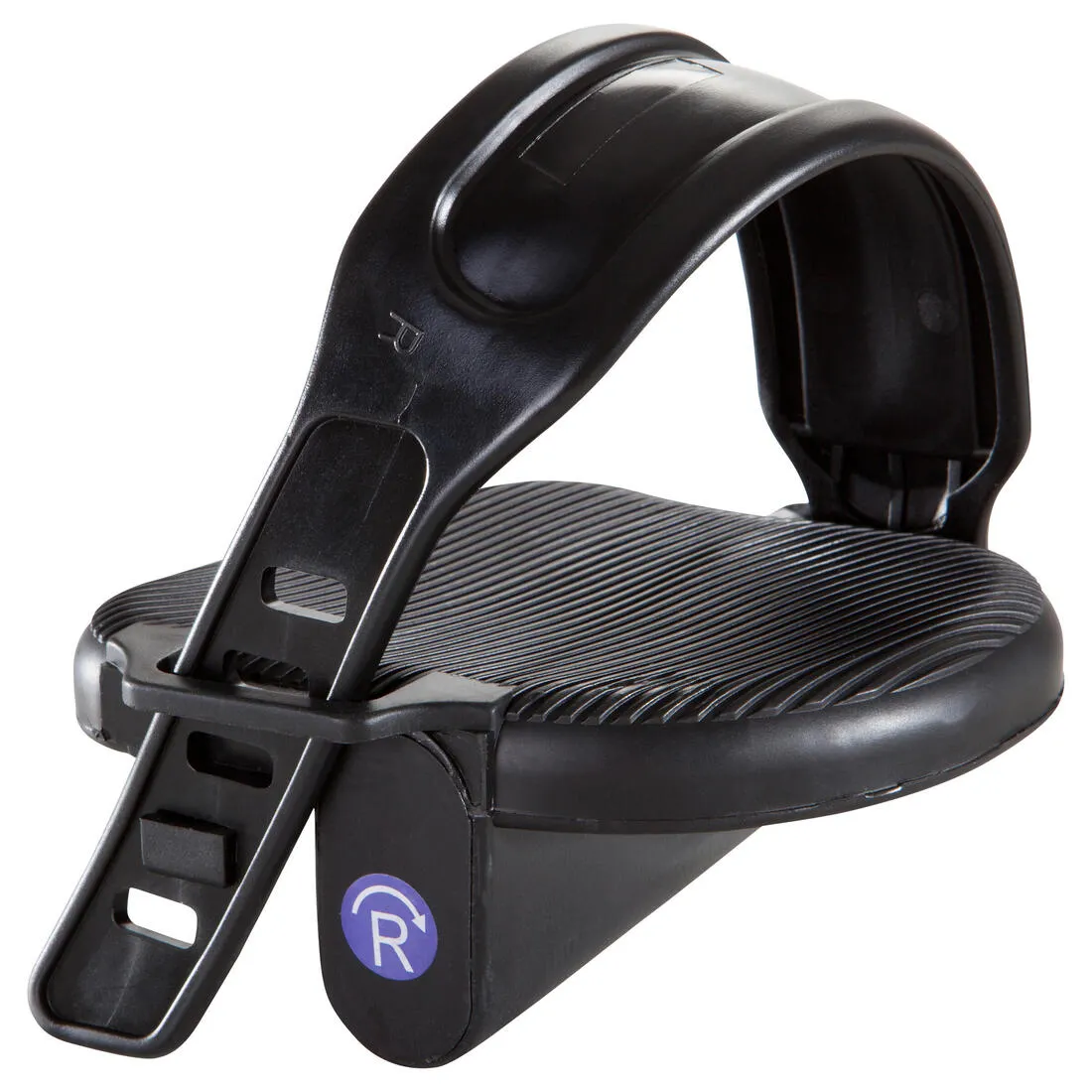 Pair of Standard Exercise Bike Pedals - Black