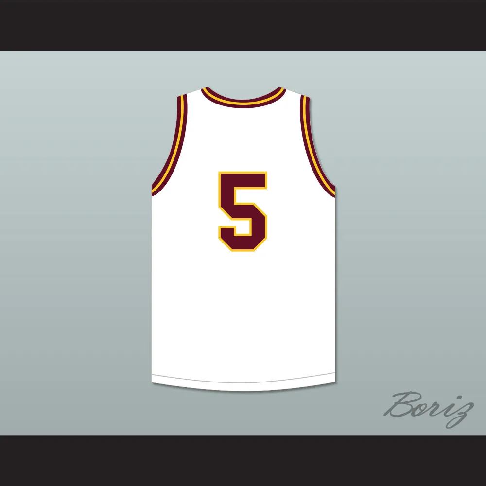 Paolo Banchero 5 O'Dea High School Fighting Irish White Basketball Jersey 1