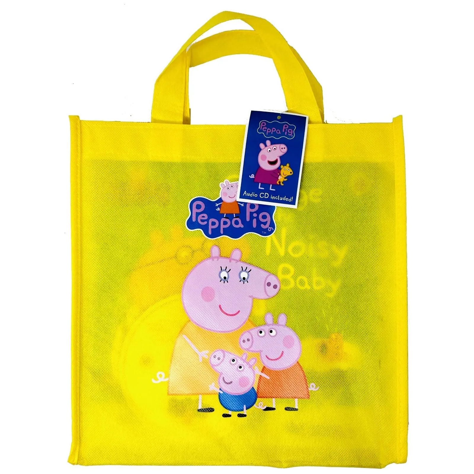 Peppa Pig Yellow Bag 10 Books Collection Set including CD (The Train Ride, Pedro’s Pirate Treasure)
