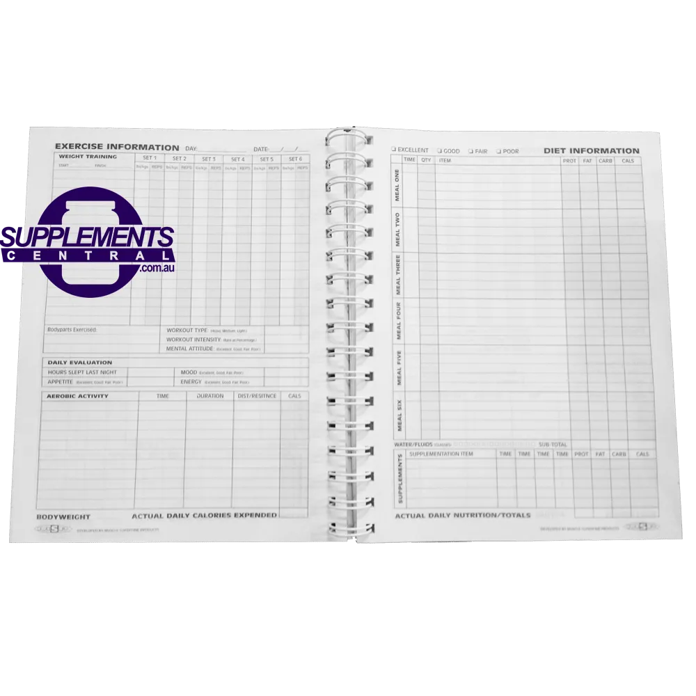 Personal Training Diary by MSP