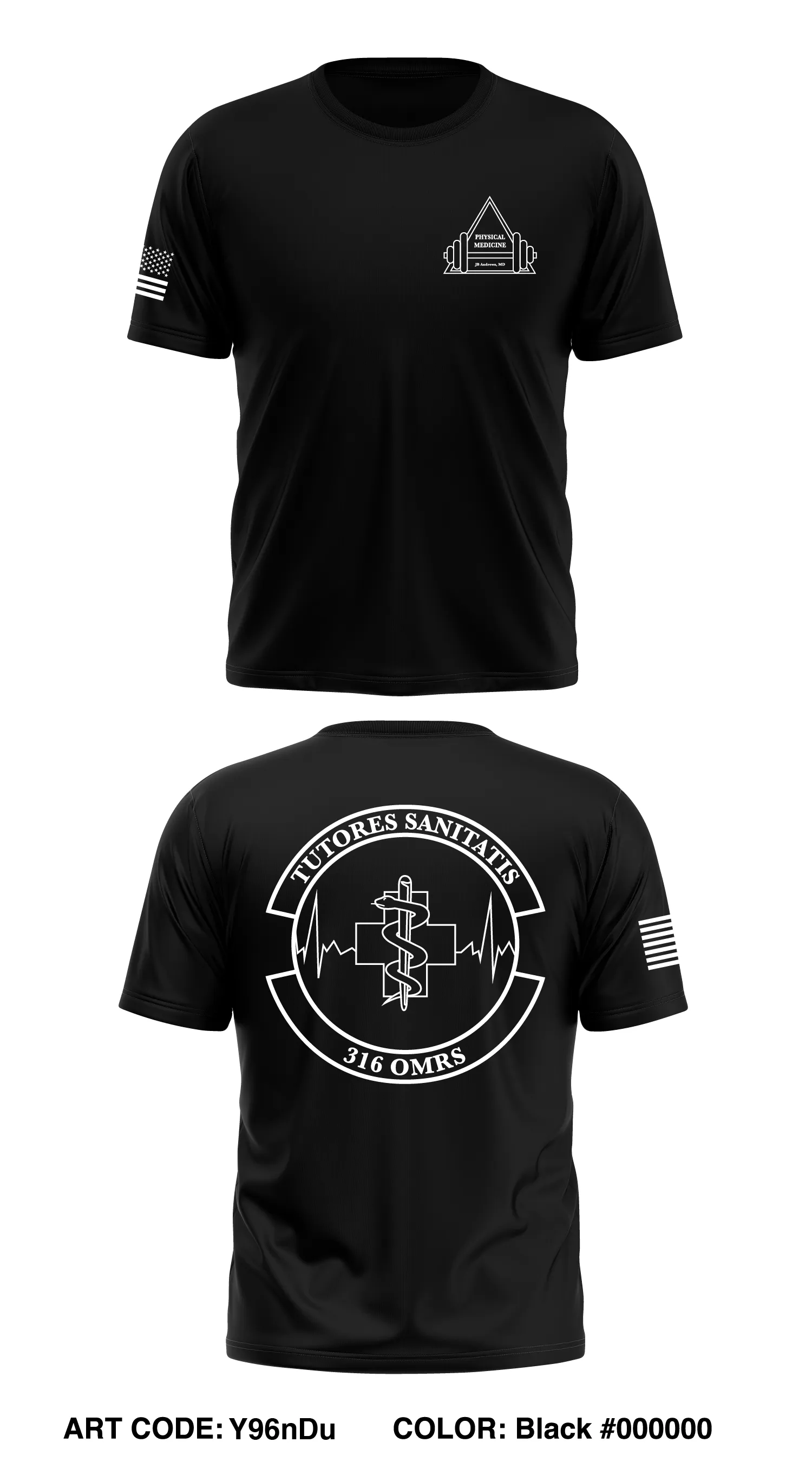 Physical Medicine, 316 OMRS Core Men's SS Performance Tee - Y96nDu