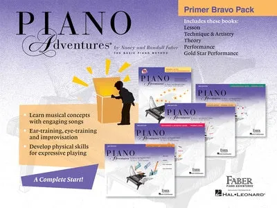 PIANO ADVENTURES PRIMER BRAVO PACK (O/P)