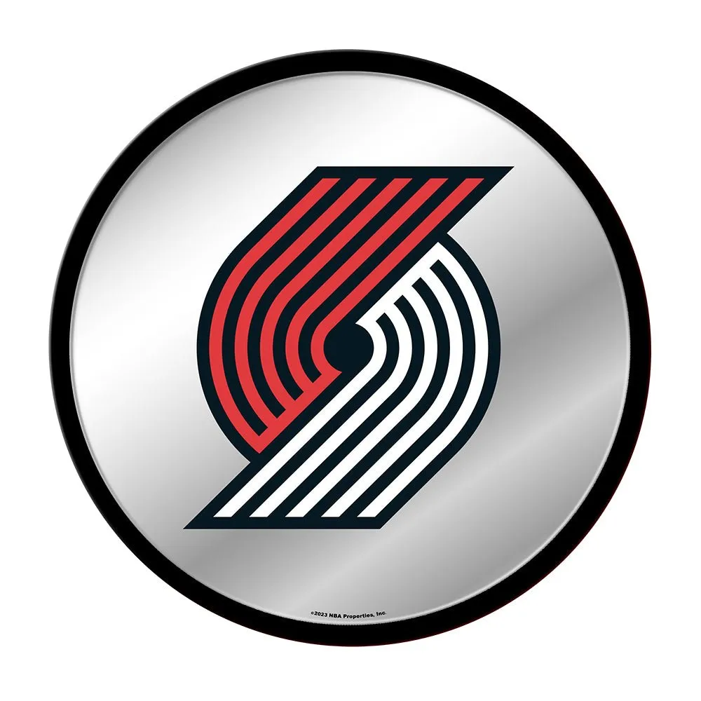 Portland Trail Blazers: Modern Disc Mirrored Wall Sign
