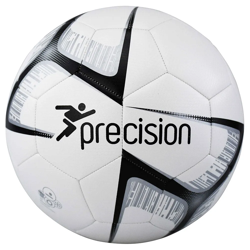 Precision Training Fusion Lite Match Quality Training Football | 370g (White/Black)