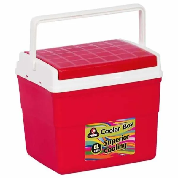 Pride Cooler Box 8 Litre Red P3070
