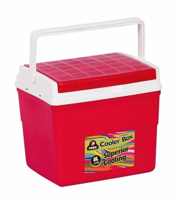 Pride Cooler Box 8 Litre Red P3070