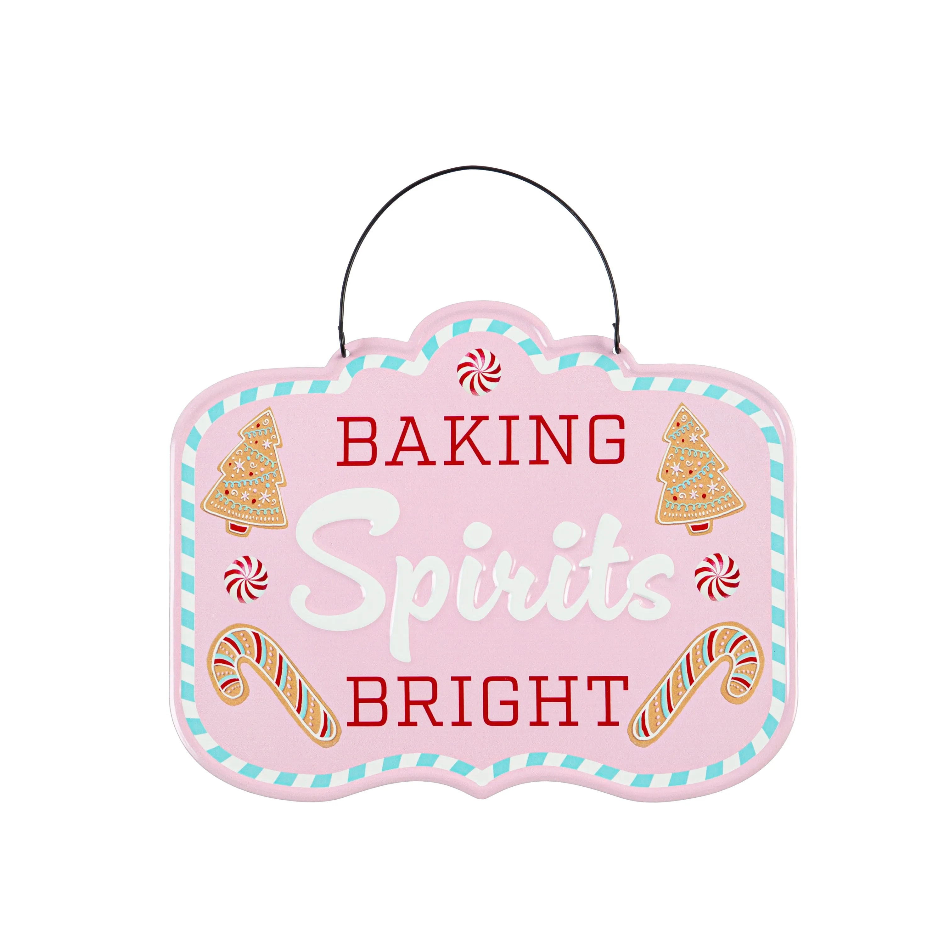 Printed Metal Hanging Gingerbread Cottage Sign,p4905