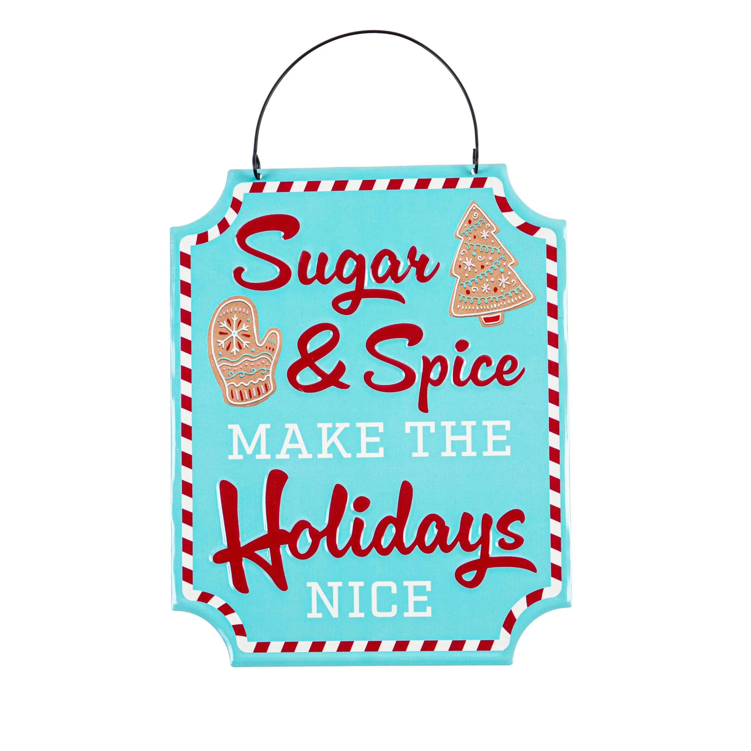Printed Metal Hanging Gingerbread Cottage Sign,p4905