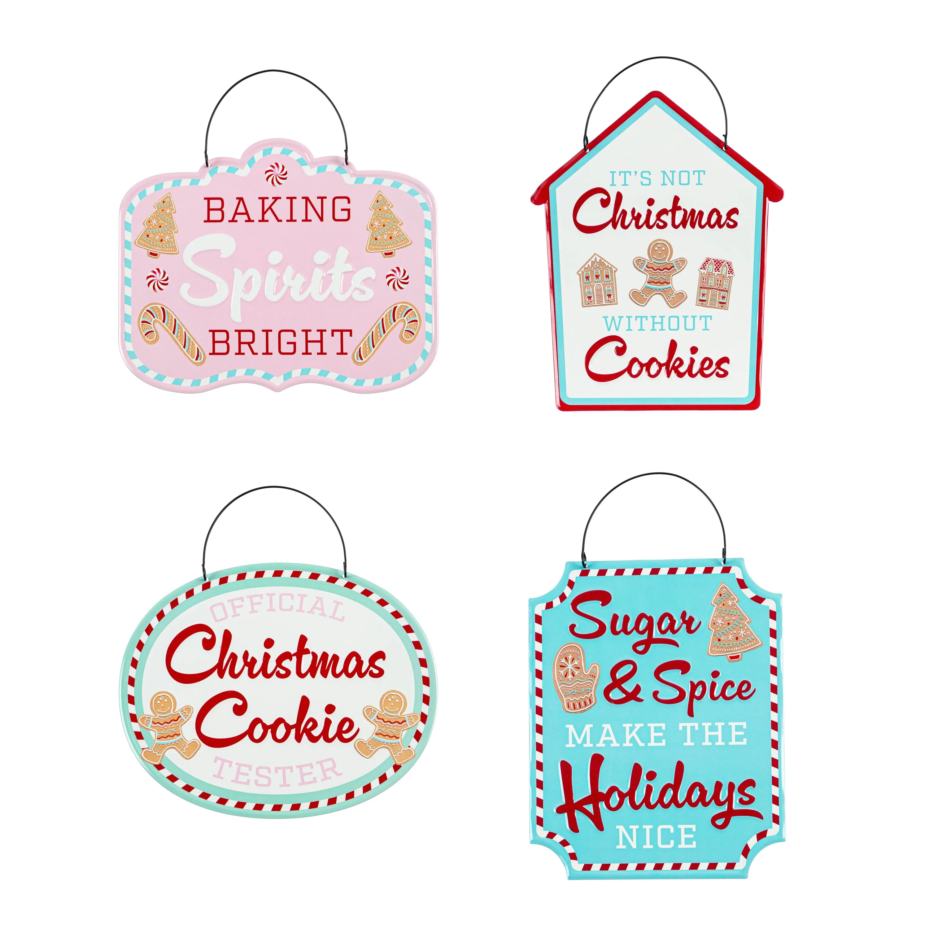 Printed Metal Hanging Gingerbread Cottage Sign,p4905