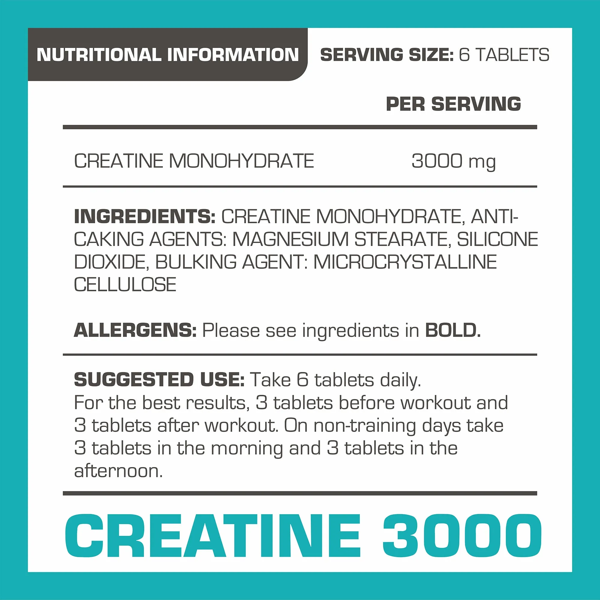 PROELITE Creatine Monohydrate 500mg Vegan Tablets