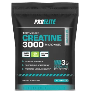 PROELITE Creatine Monohydrate 500mg Vegan Tablets