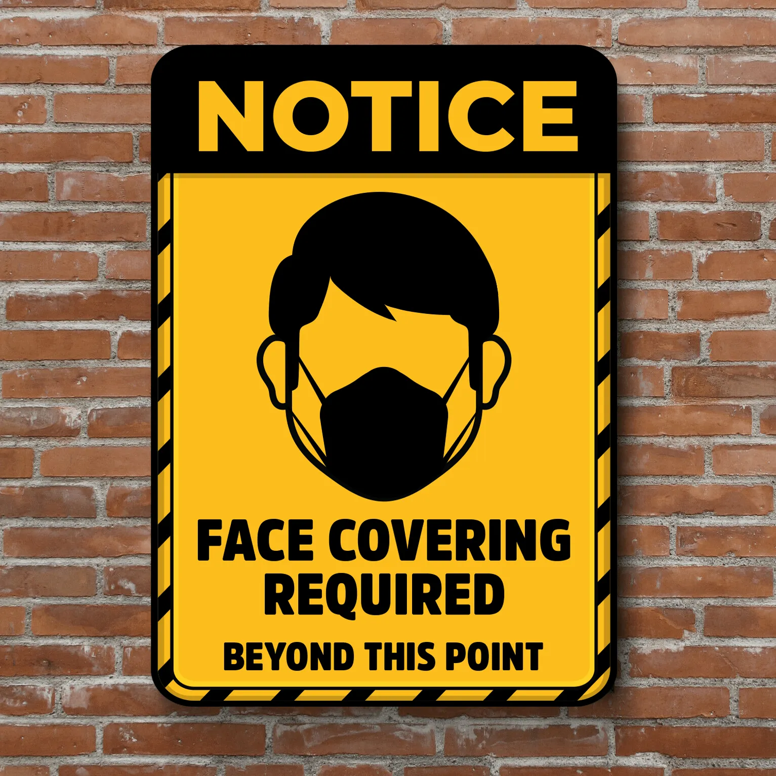 PVC Posters - Face Covering Required