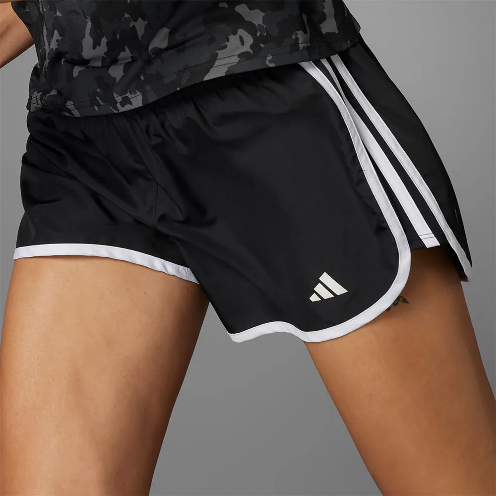 Quần Ngắn Nữ Adidas Marathon 20 - Đen