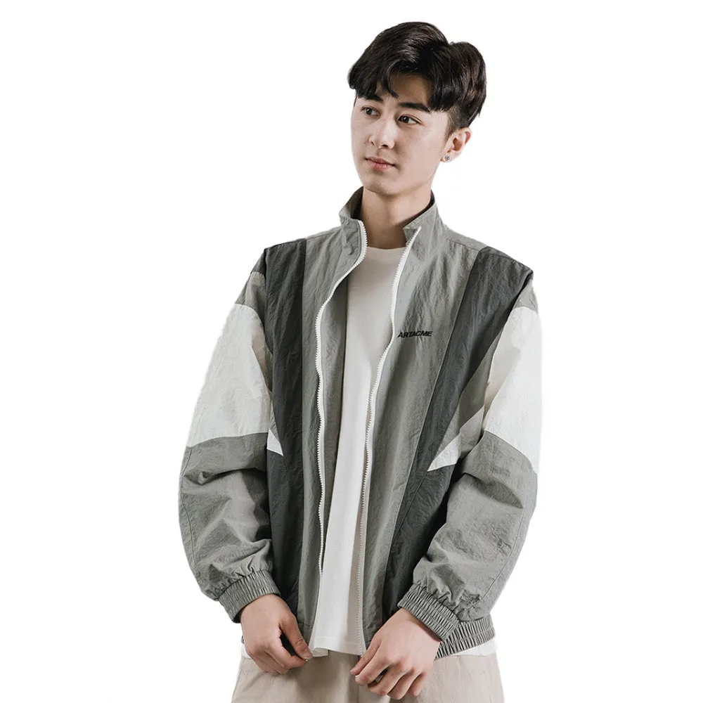"ARTACME" Veste coupe vent retro Gris - URB1™